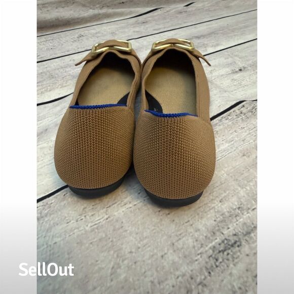 Rothy's Women's Ballet Flats Size 8.5 Brown Slip-On Eco-Friendly - Picture 2 of 9